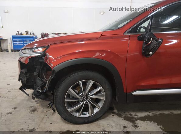 5NMS3CAD7LH207394 2020 HYUNDAI SANTA FE Orange 