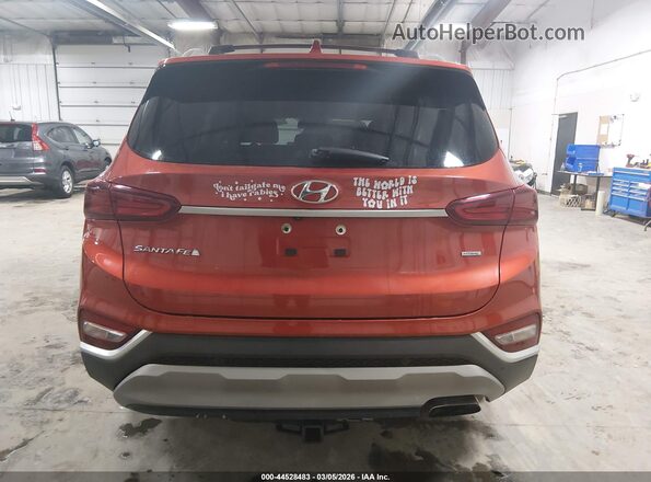 5NMS3CAD7LH207394 2020 HYUNDAI SANTA FE Orange 