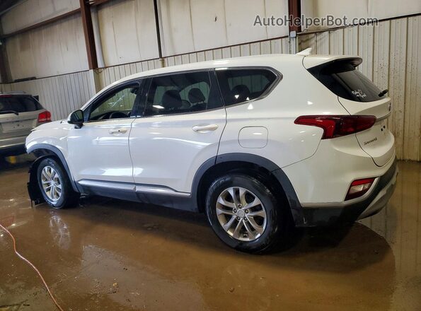 5NMS3CAD9KH055391 2019 HYUNDAI SANTA White Trasero izquierdo