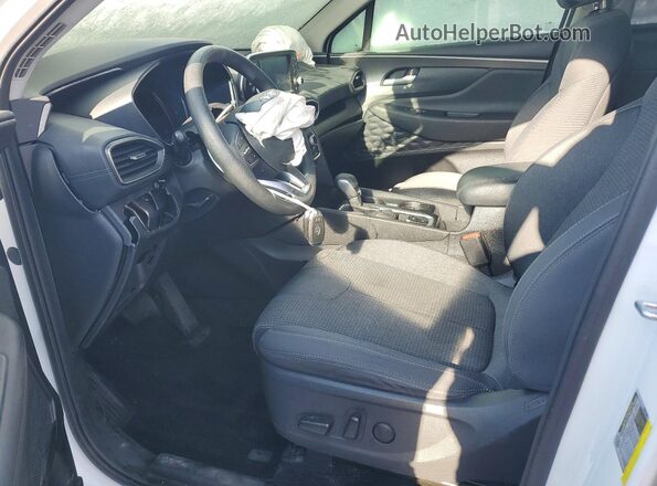5NMS3CAD9KH055391 2019 HYUNDAI SANTA White Vista interior delantera