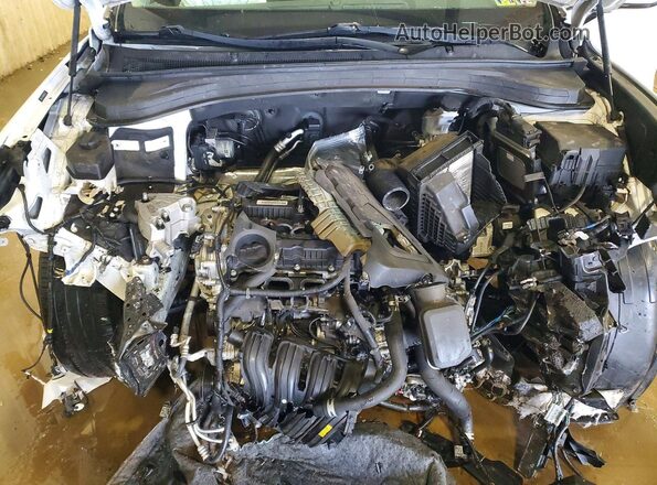 5NMS3CAD9KH055391 2019 HYUNDAI SANTA White Vista del compartimento del motor