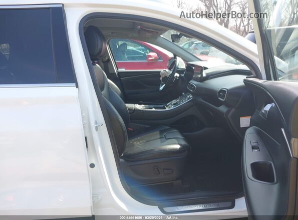 5NMS3DA11PH018452 2023 HYUNDAI SANTA FE HYBRID Белый Вид салона спереди