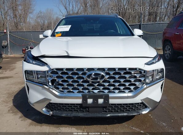 5NMS3DA11PH018452 2023 HYUNDAI SANTA FE HYBRID Белый Вид спереди