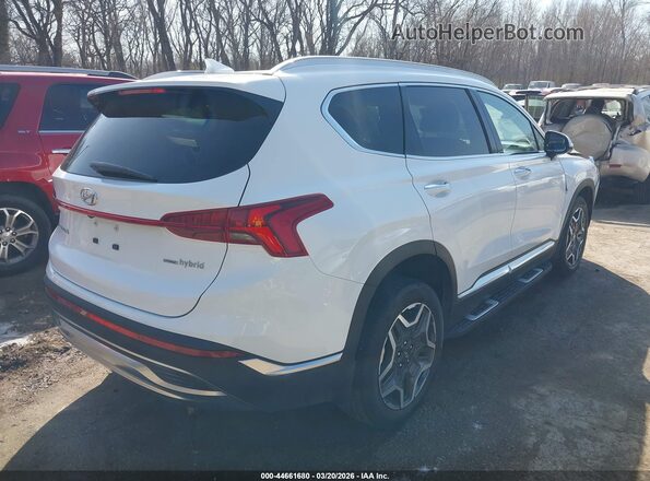 5NMS3DA11PH018452 2023 HYUNDAI SANTA FE HYBRID Белый Задняя правая четверть