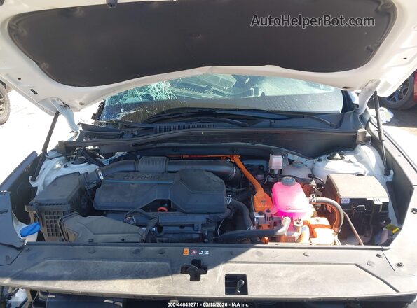 5NMS3DA16PH022254 2023 HYUNDAI SANTA FE HYBRID White Вид ззаду