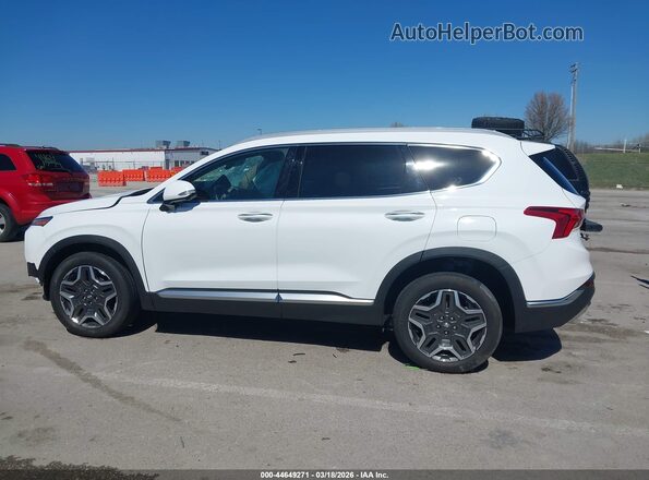 5NMS3DA16PH022254 2023 HYUNDAI SANTA FE HYBRID White Панорамний вид салону 360°