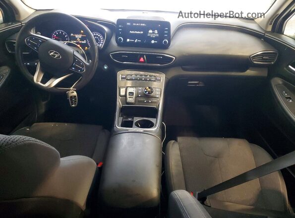 5NMS3DAJ1MH307570 2021 HYUNDAI SANTA Black Առջևի վահանակի տեսք