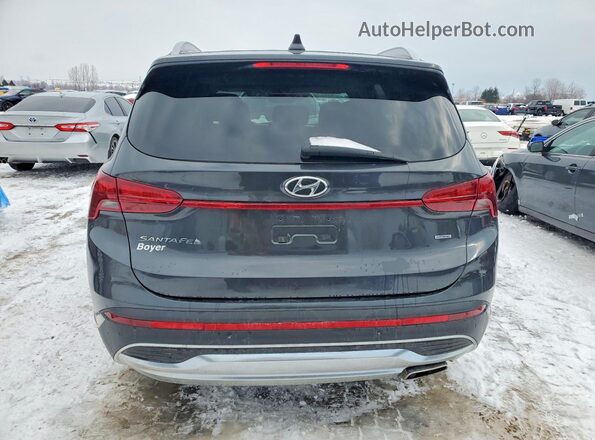 5NMS3DAJ3MH313600 2021 HYUNDAI SANTA Charcoal Vista trasera