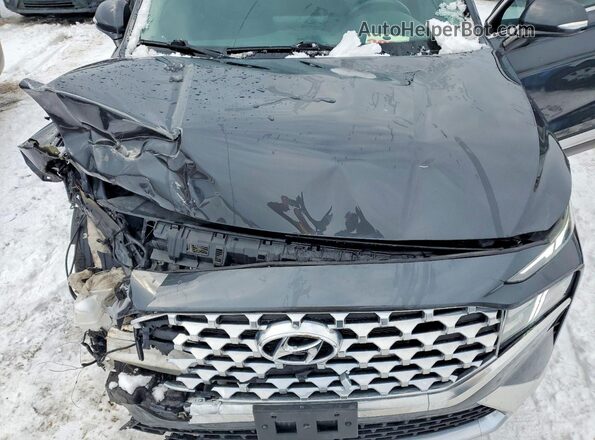 5NMS3DAJ3MH313600 2021 HYUNDAI SANTA Charcoal Vista del compartimento del motor