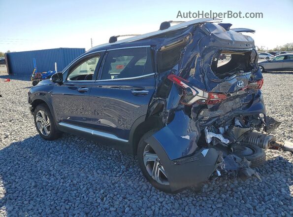 5NMS3DAJ4MH365057 2021 HYUNDAI SANTA Blue Հետևի ձախ