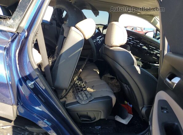 5NMS3DAJ4MH365057 2021 HYUNDAI SANTA Blue Հետևի նստատեղերի տեսք
