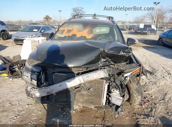 5NMS3DAJ7NH378354 2022 HYUNDAI SANTA FE Black Դիմացի տեսք