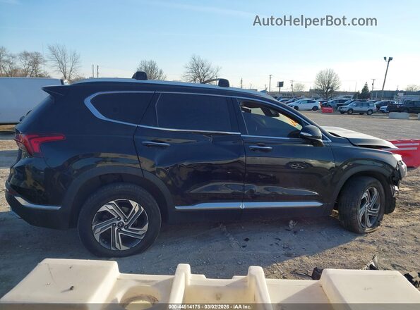 5NMS3DAJ7NH378354 2022 HYUNDAI SANTA FE Black Սարքավորումների վահանակի տեսք