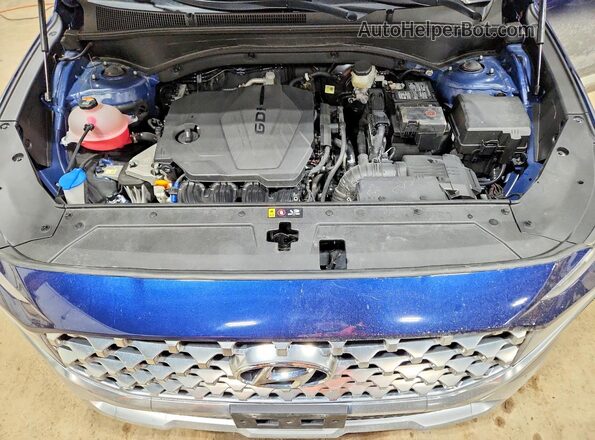 5NMS3DAJ9MH359724 2021 HYUNDAI SANTA Blue 