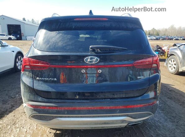 5NMS3DAJXNH452589 2022 HYUNDAI SANTA Black Вид ззаду