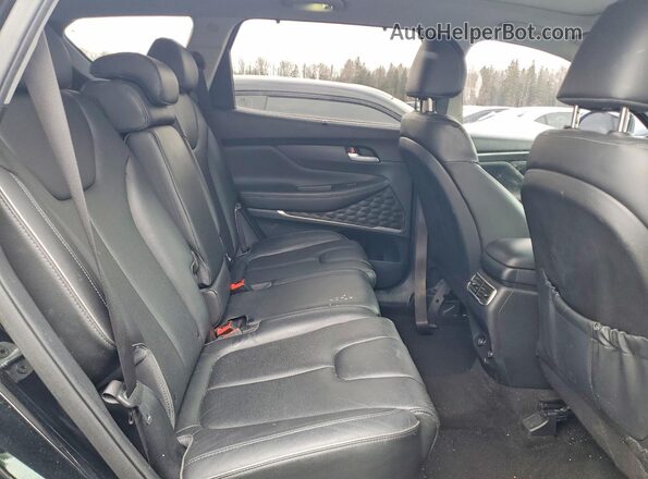 5NMS3DAJXNH452589 2022 HYUNDAI SANTA Black Вид задньої частини салону