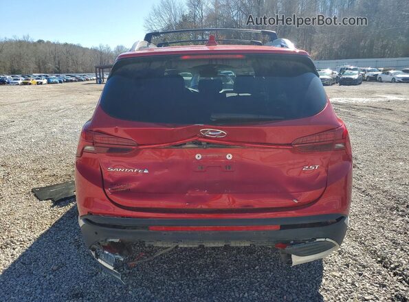 5NMS44AL2MH371003 2021 HYUNDAI SANTA Maroon Հետևի տեսք