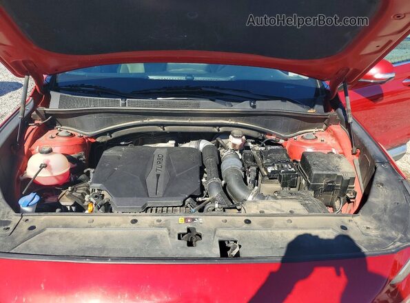 5NMS44AL2MH371003 2021 HYUNDAI SANTA Maroon Սալոնի հետևի տեսք