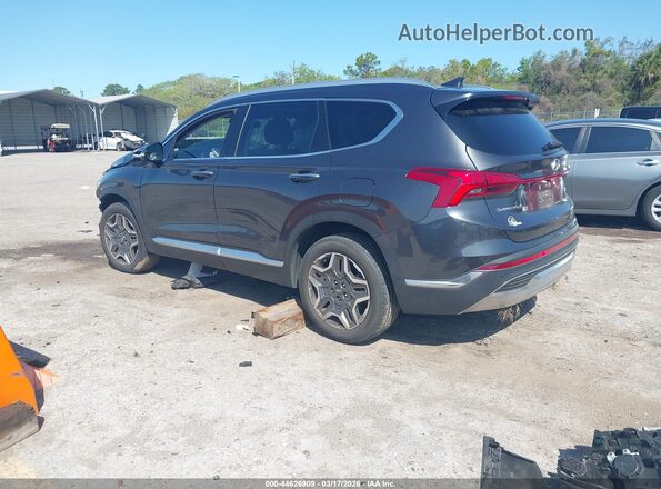 5NMS44AL3NH395604 2022 HYUNDAI SANTA FE Gray Rear left
