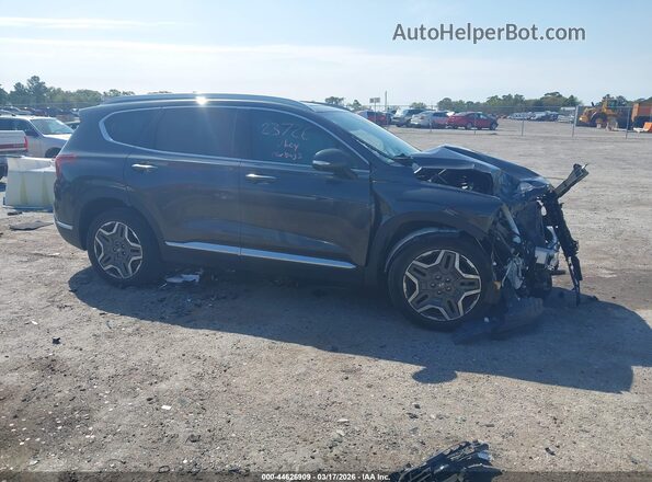5NMS44AL3NH395604 2022 HYUNDAI SANTA FE Gray Rear interior view