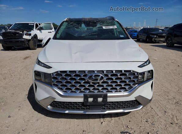 5NMS44AL9MH370706 2021 HYUNDAI SANTA White წინა ხედი