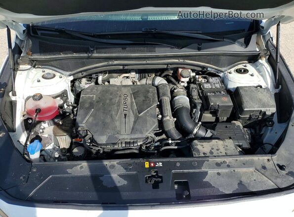 5NMS44AL9MH370706 2021 HYUNDAI SANTA White ძრავის განყოფილების ხედი