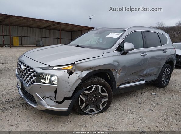 5NMS4DAL2PH533197 2023 HYUNDAI SANTA FE Серебряный Передняя левая четверть
