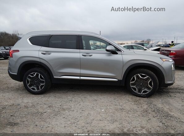 5NMS4DAL2PH533197 2023 HYUNDAI SANTA FE Серебряный Вид задней части салона