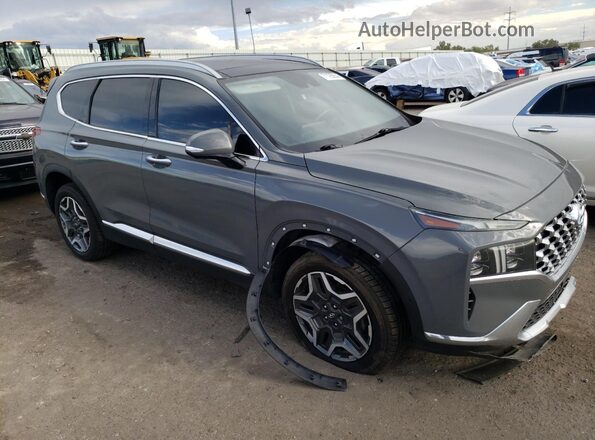 5NMS4DAL4MH316133 2021 HYUNDAI SANTA Gray 