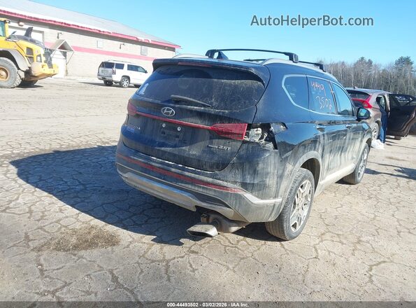 5NMS4DAL4PH646651 2023 HYUNDAI SANTA FE Black Задня права чверть