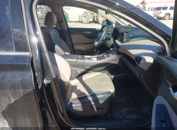 5NMS4DAL4PH646651 2023 HYUNDAI SANTA FE Black Вид салону спереду