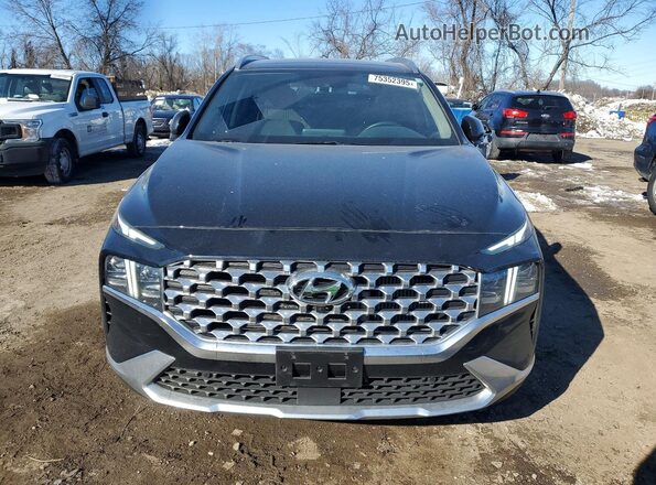 5NMS4DAL7MH342855 2021 HYUNDAI SANTA Black Widok z przodu