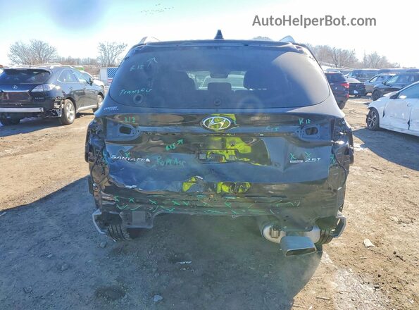 5NMS4DAL7MH342855 2021 HYUNDAI SANTA Black Widok z tyłu