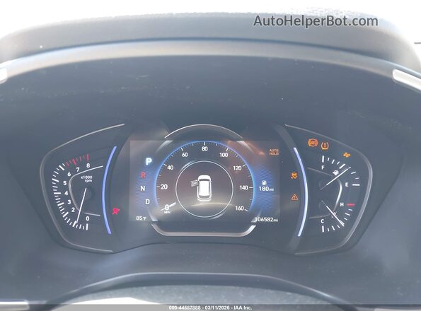 5NMS53AA7KH037567 2019 HYUNDAI SANTA FE Белый Вид задних сидений