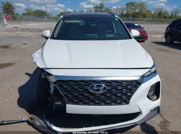 5NMS53AA7KH037567 2019 HYUNDAI SANTA FE Белый Вид щитка приборов