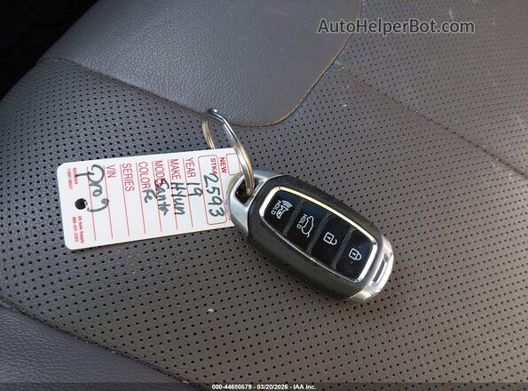 5NMS53AD0KH052499 2019 HYUNDAI SANTA FE Black 