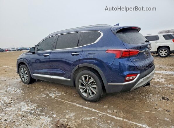 5NMS53AD0KH129064 2019 HYUNDAI SANTA Blue 