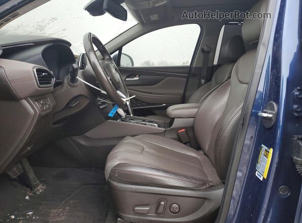 5NMS53AD0KH129064 2019 HYUNDAI SANTA Blue 