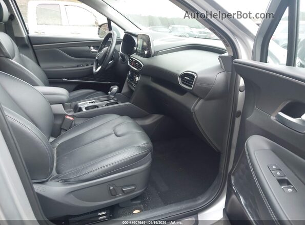 5NMS53AD1LH291707 2020 HYUNDAI SANTA FE Серебряный Вид салона спереди