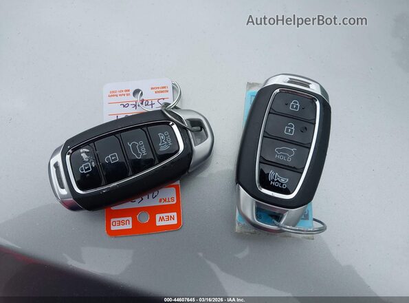 5NMS53AD1LH291707 2020 HYUNDAI SANTA FE Серебряный Вид панели приборов