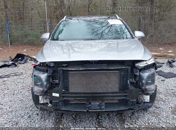 5NMS53AD1LH291707 2020 HYUNDAI SANTA FE Серебряный Вид задней части салона