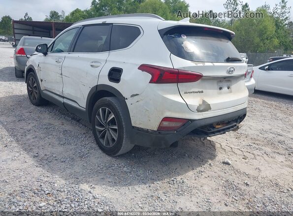 5NMS53AD8KH036759 2019 HYUNDAI SANTA FE Белый Задняя левая четверть