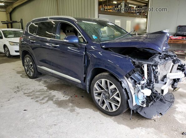 5NMS54AL0NH439510 2022 HYUNDAI SANTA FE CALLIGRAPHY Blue Front right