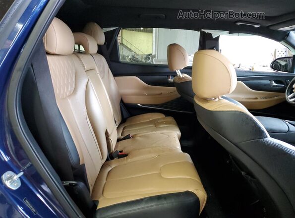 5NMS54AL0NH439510 2022 HYUNDAI SANTA FE CALLIGRAPHY Blue Rear interior view