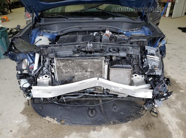 5NMS54AL0NH439510 2022 HYUNDAI SANTA FE CALLIGRAPHY Blue Engine compartment view