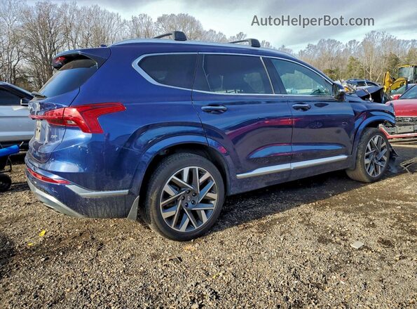 5NMS54AL4NH395009 2022 HYUNDAI SANTA FE CALLIGRAPHY Blue Rear right