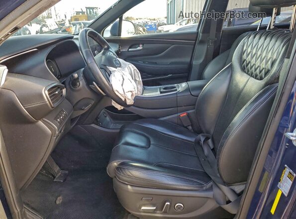 5NMS54AL4NH395009 2022 HYUNDAI SANTA FE CALLIGRAPHY Blue Front interior view