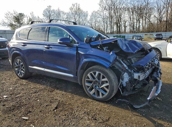 5NMS54AL4NH395009 2022 HYUNDAI SANTA FE CALLIGRAPHY Blue Front right