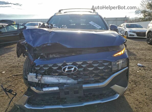 5NMS54AL4NH395009 2022 HYUNDAI SANTA FE CALLIGRAPHY Blue Front view