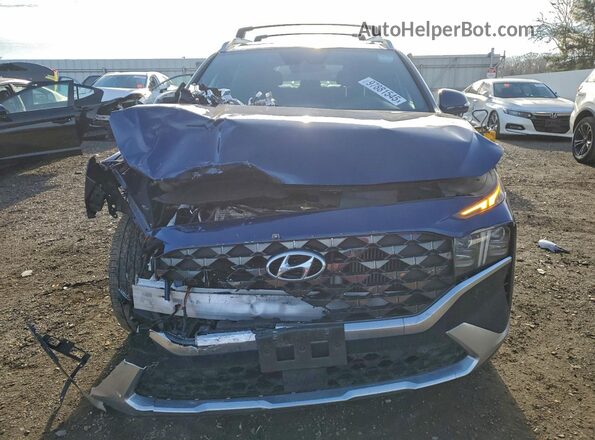 5NMS54AL4NH395009 2022 HYUNDAI SANTA FE CALLIGRAPHY Blue Engine compartment view